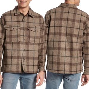Filson Mackinaw Mens Wool Plaid Jacket Shirt